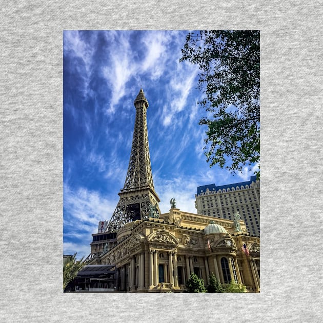 Eiffel Tower Replica at Paris Hotel - Las Vegas, Nevada by Debra Martz